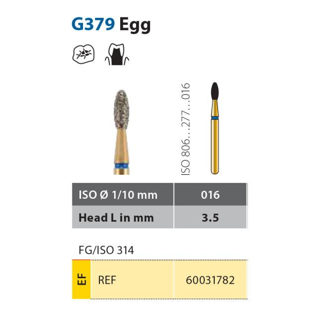 Diatech G379-016-3.5-EF FG Gul 5stk