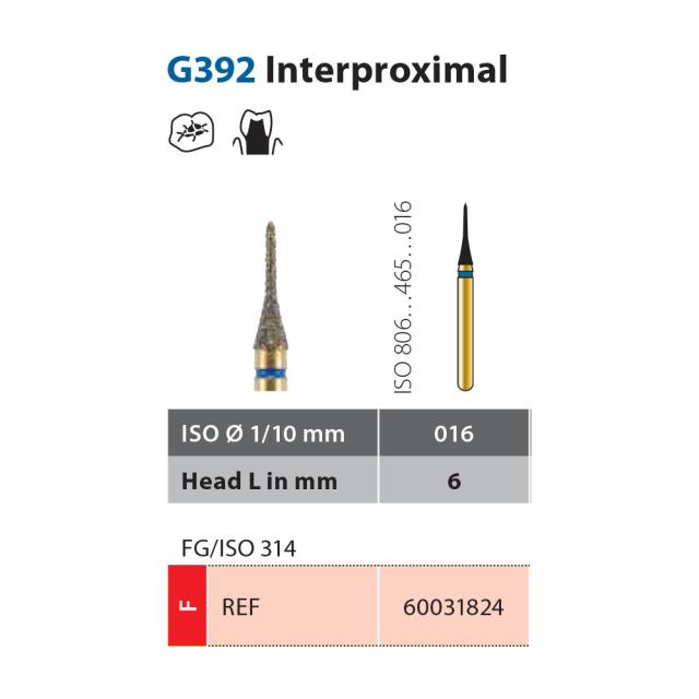 Diatech G392-016-6-F FG Rød 5stk