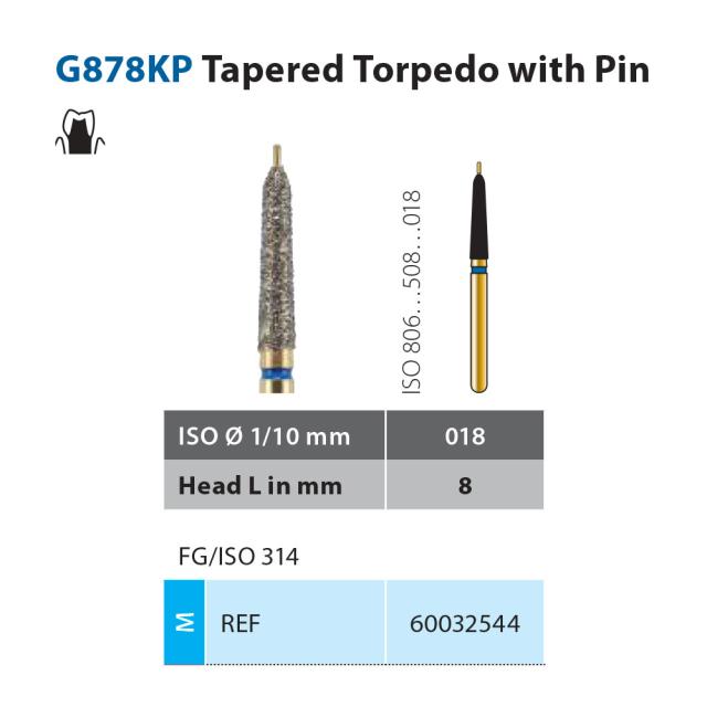 Diatech Guide Pin FG G878KP-018-8-ML 5stk