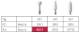 Meisinger Slipesten Hvit 601 VST 5stk
