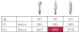 Meisinger Slipesten Hvit 649 VST 5stk