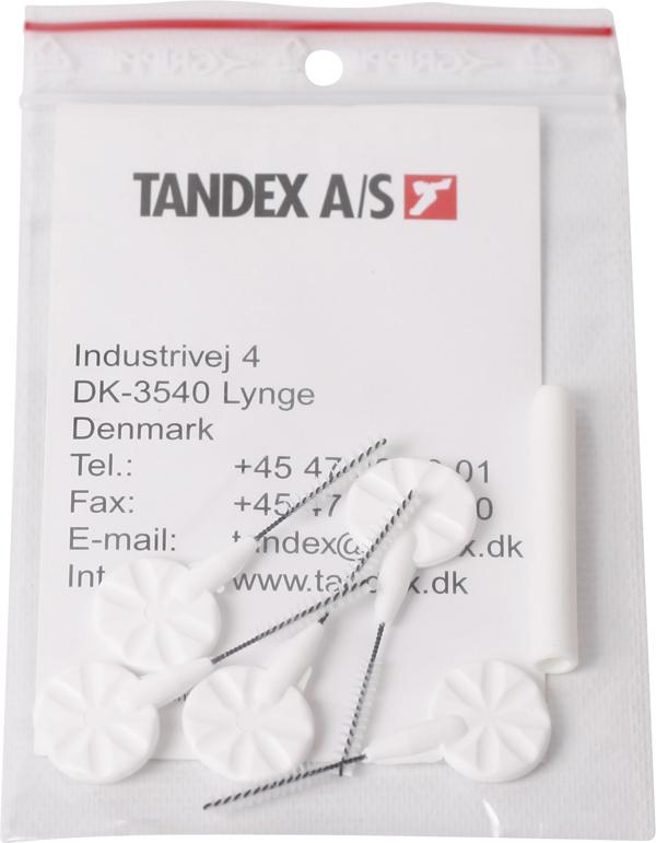 Tandex Interdentalbørster Hvite 5+1holder