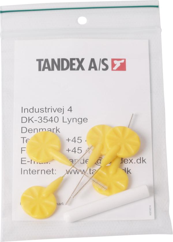 Tandex Interdentalbørster Gule  5+1holder