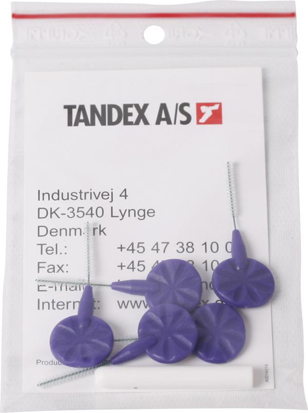 Tandex Interdentalbørster Lilla 5+1holder