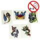 Tatoveringsmerker guttemix 144stk