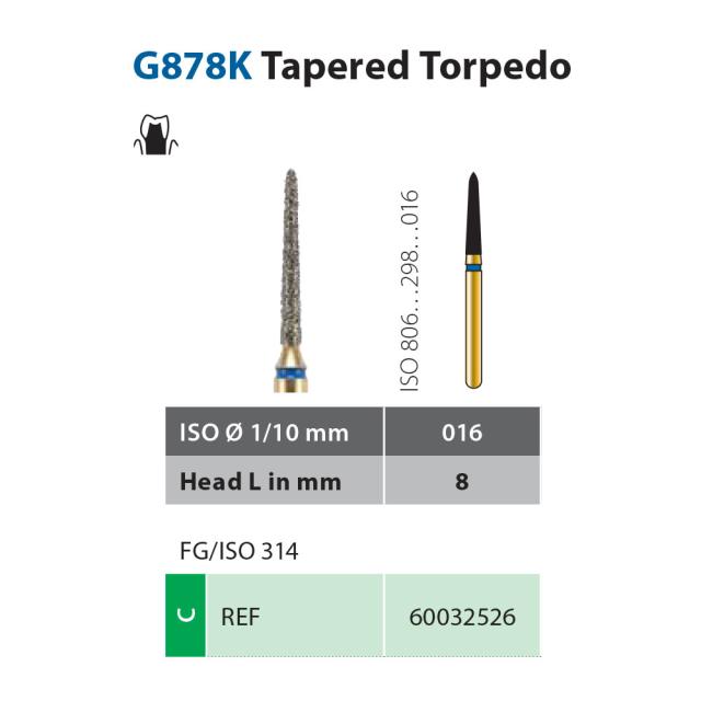 Diatech G878K-016-8-C FG Grønn 5stk