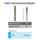 Diatech Z-Rex ZR881-014-8-M FG Blå 5stk