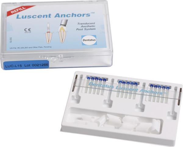 Luscent Anchors Large Blå 15stk