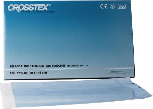 Autoklavposer Selvklebende 30x46cm 100stk