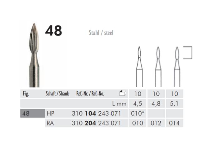 Finer VST 243/008 Flamme 10stk