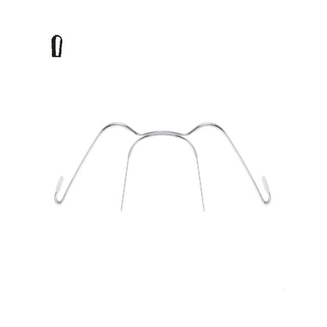 FO 601-1020 Facialbue u/ cuspid Hooks Stand Serie