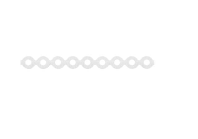 FO 655-0015 Lingual Power Chain, Flatere enn standard, Klar