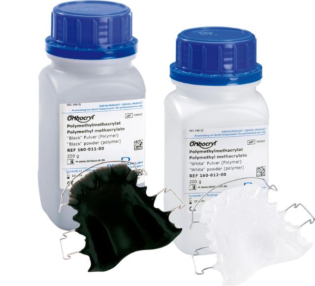DE 160-011-00 Orthocryl Black Powder 200g