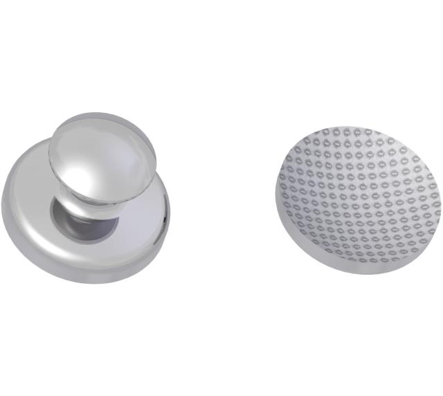 DE 750-001-51 Lingual Button Curv Rund Base 10stk