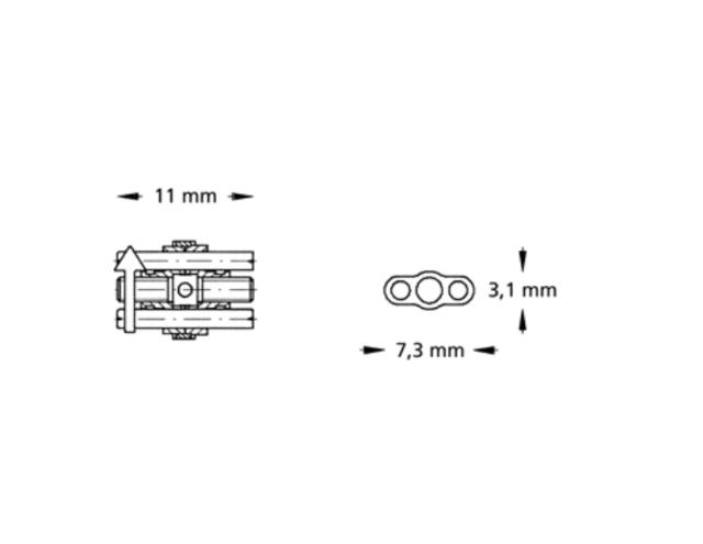 DE 600-301-10 Ekspansjons skrue Medium 1 stk