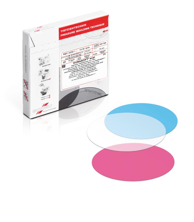 SCH 3338.1 DURASOFT Seal 0,1 x 125 mm Clear 10stk