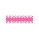 FO 659-0015 Happy Elastic Key Ring Latexfri Rosa