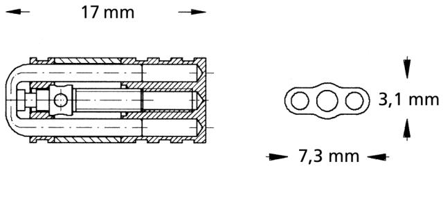 DE 600-600-30 Retraction Screw Med Max 4,5mm 10stk