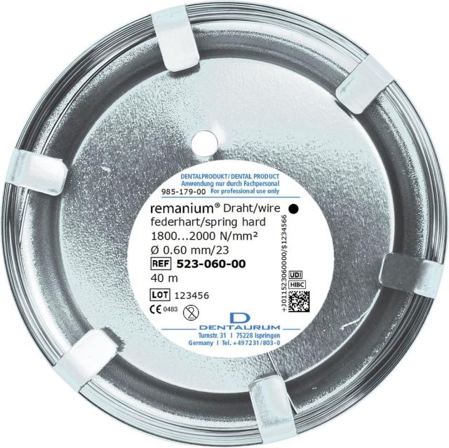 DE 523-060-00 Reman Lab Wire 0,60 mm/23 Sp H Coil