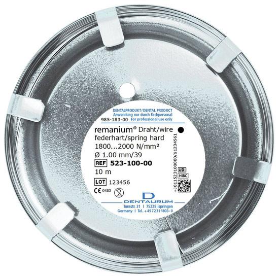 DE 523-100-00  Reman Lab Wire 1,00 mm/39 Coil