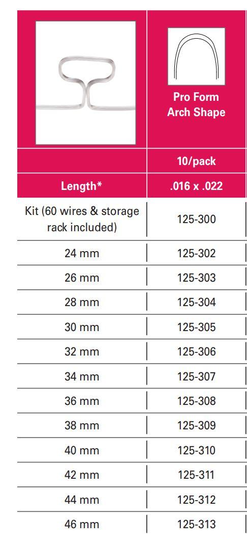 OO 125-302 T-LOOP SS WIRE 24 MM