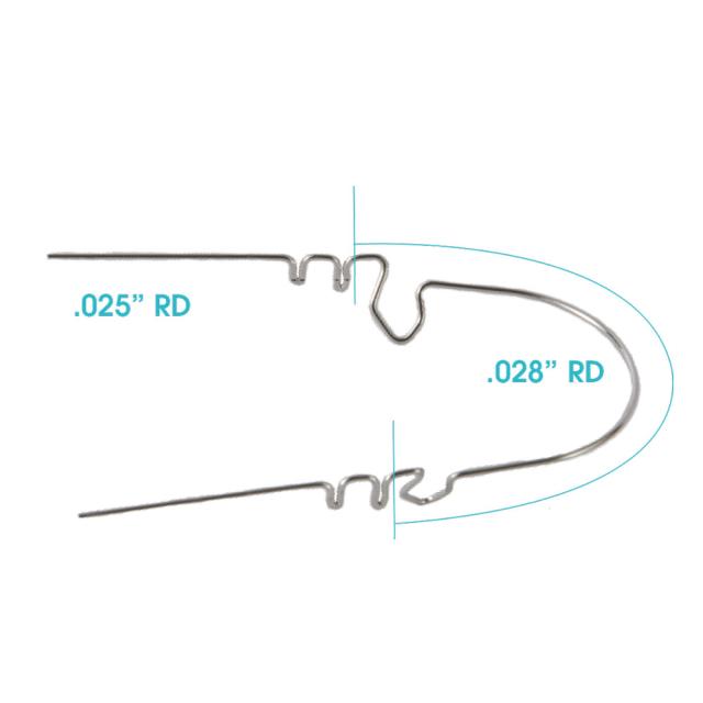 RM A04302 3D Lingual Arch str3 3stk