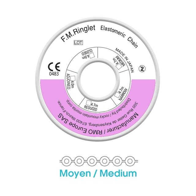 RM J00266 Energy Space Medium 4mm Light Pink 