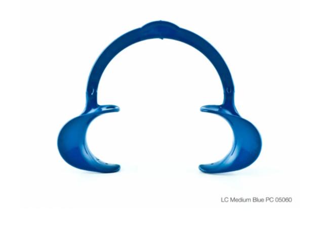 SA 05060B Cheek Retractor LC Medium PC Blue 1stk