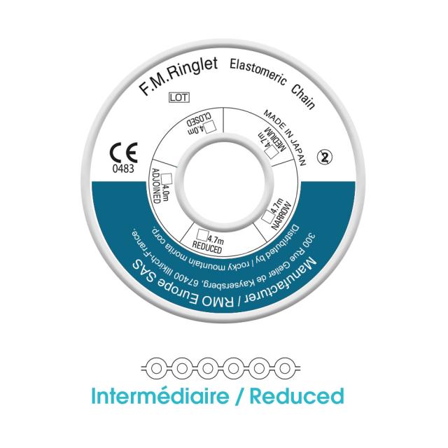 RM J00271 Chain Reduced Small Space 3,8mm Blue 2,30m