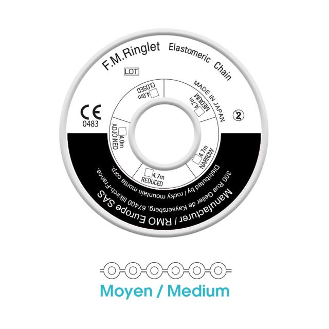 RM J00264 Energy Chain Medium 4,0mm Sort 2,30m