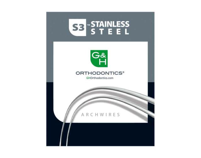 GH S3TFU014 S304 SS TFl Archwire Okj .014 25stk