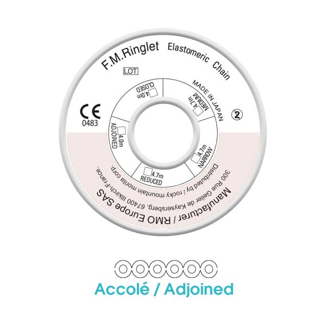 RM J00213 Energy Chain Adjoined 3mm Ivory