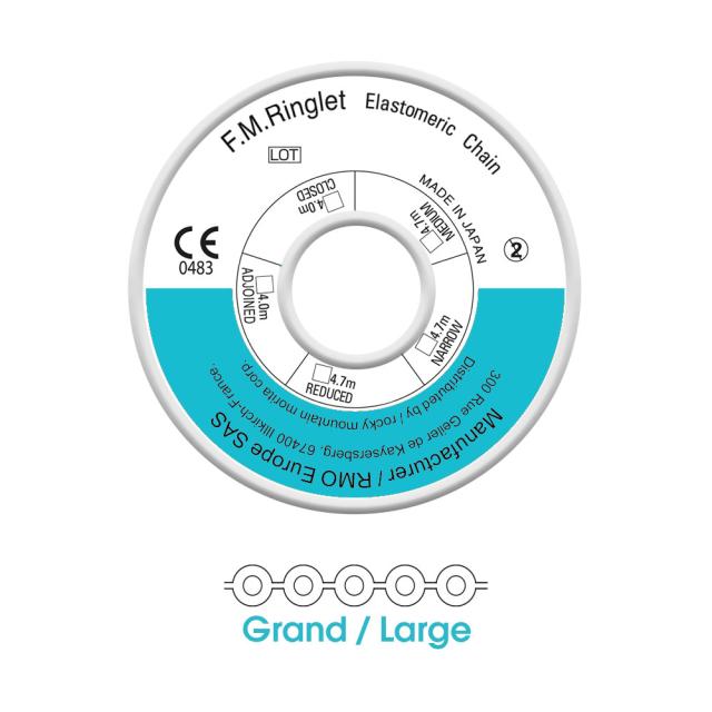 RMJ00136 Energy Chain Closed 2,8mm Teal Blue 2,30m