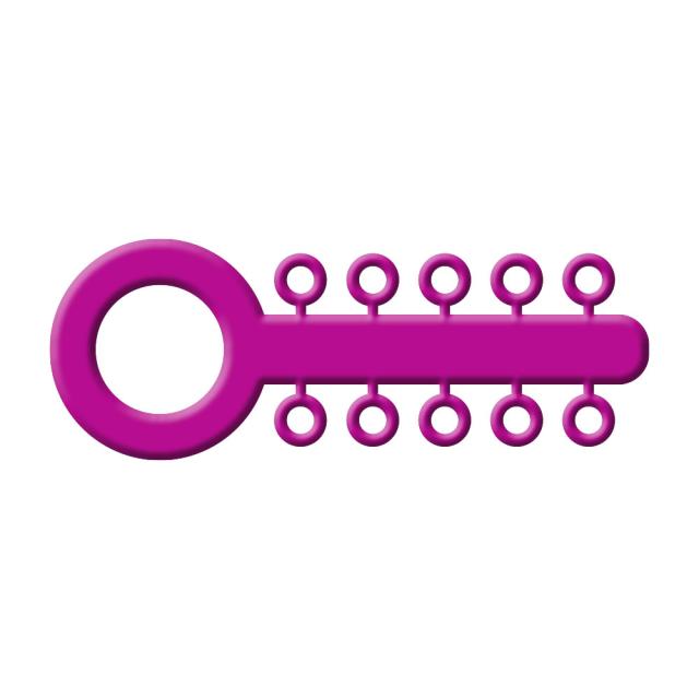 RM J00357 Ligatures, Mini Single Case, Fuschia