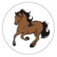 DE 160-100-43 Decal Horse Design