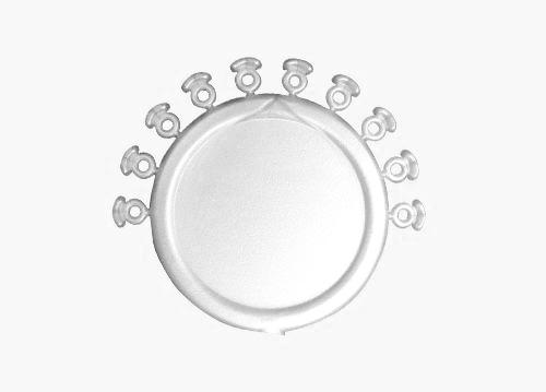 SM 03-0441 Elastomeric Ligatures w/guard Silver 03