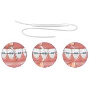 GUM Ortho Floss Tanntråd dispenser 50m