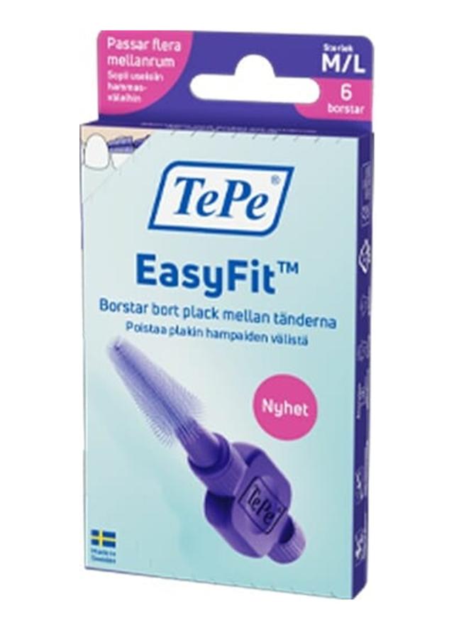 TePe EasyFit M/L Lilla 6stk