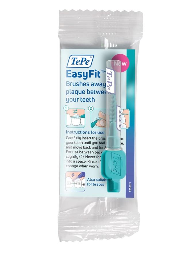 TePe EasyFit Prøvepakning S/M Turkis 120stk