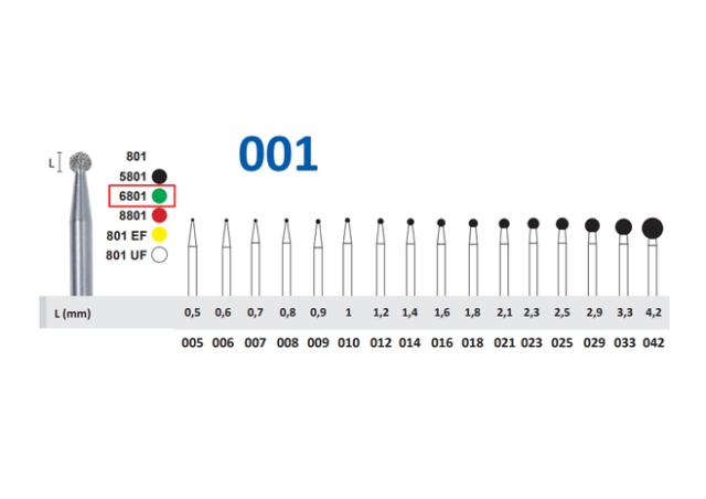 Horico FG G001/012 Grønn 5stk
