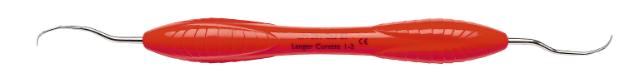 LM 281-282ES Langer curette 1/2 Rød