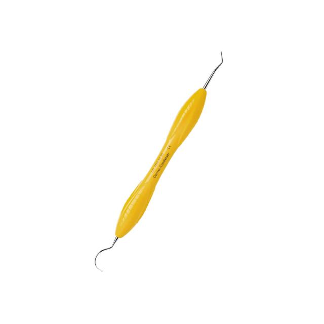 LM 30H-34ES Knoppsonde Buet/Rett Gul