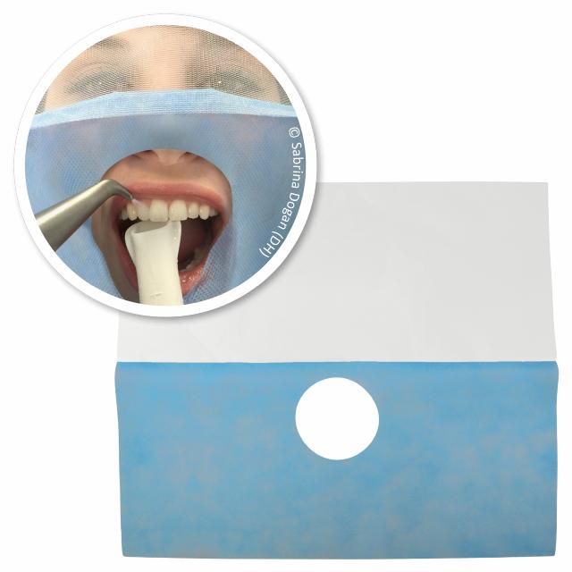 Ansiktsduk SafeDrape Blå 50stk