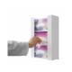 Hanskeholder for 3 esker Justerbar Hvit