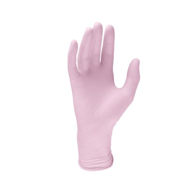 SIMPLEE Nitrilhansker Lysrosa  L 10x200stk