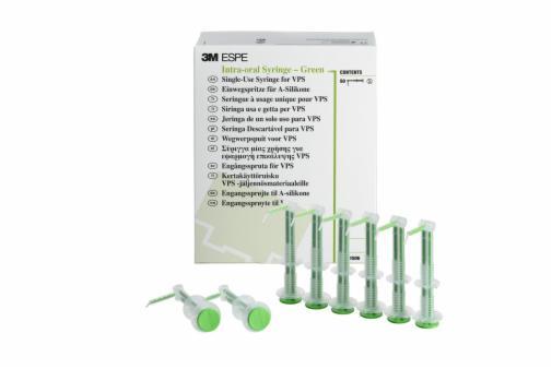 Intra-oral avtrykksprøyte A-silikon Grønn 50stk