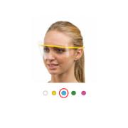 Beskyttelsesbriller/1 blå holder + 30 Eyeshields 