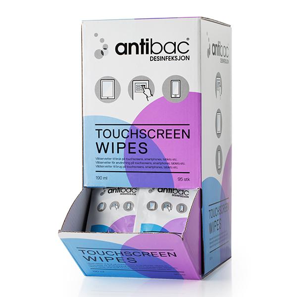 Antibac Touchscreen Wipes 95stk