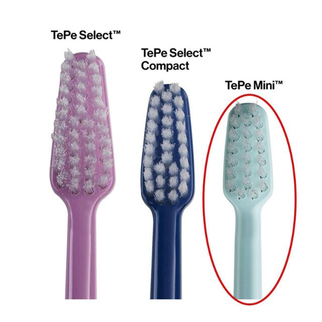 TePe Mini Tannbørster 0-4 År Soft 25stk