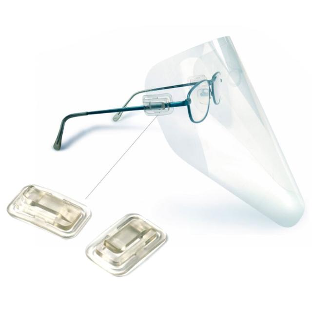 Vista-Tec klips til briller/lupebriller 10stk